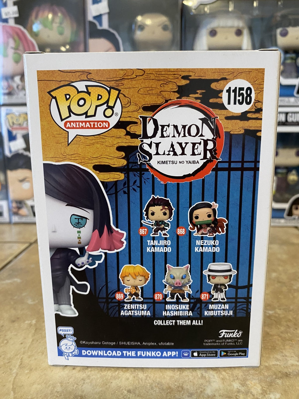 Funko Pop! Demon Slayer #1158 Enmu 2022 Funko Exclusive w/Box Protector