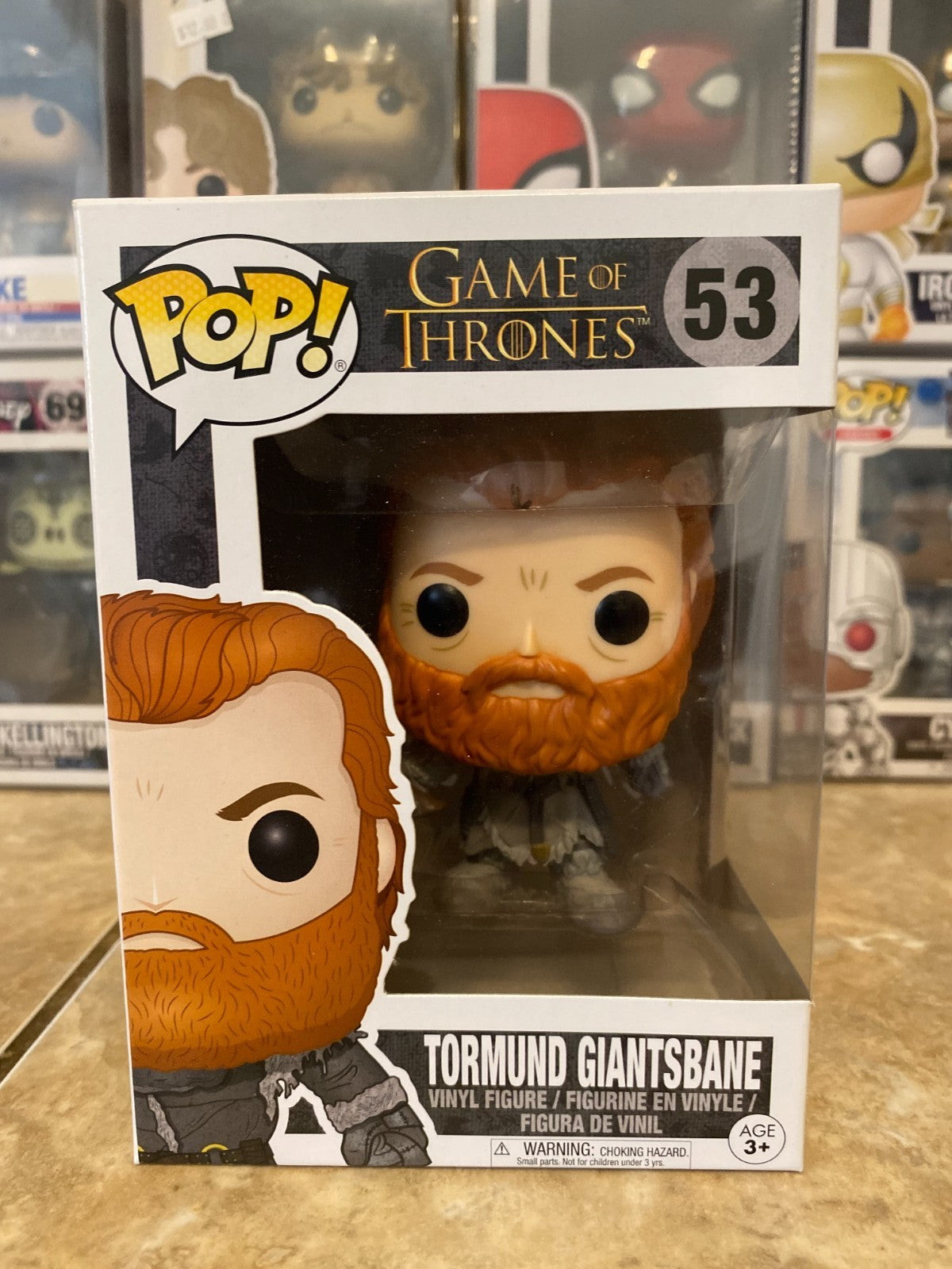 Funko Pop! Vinyl: Game of Thrones - Tormund Giantsbane #53 w Protector