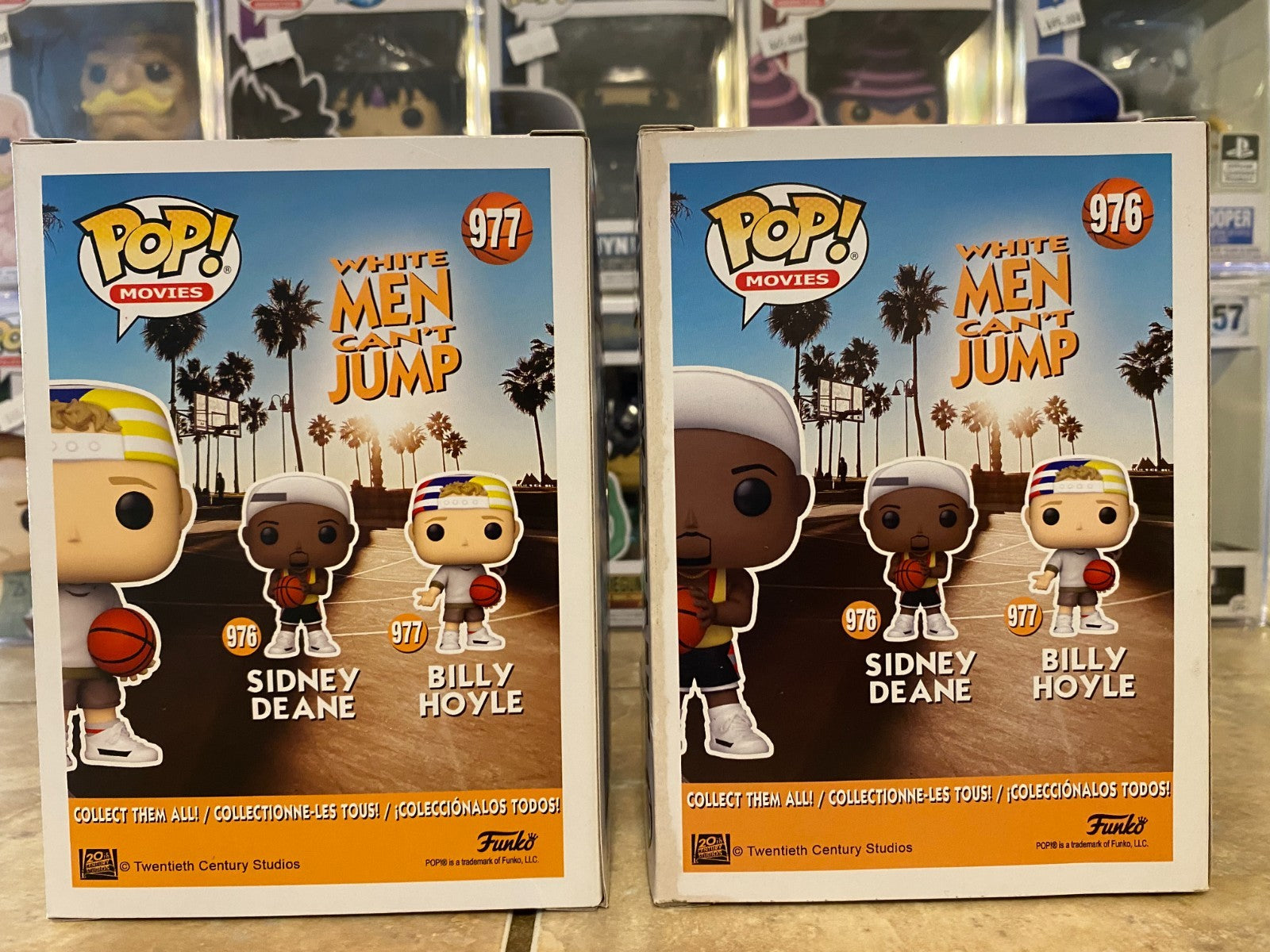 Funko POP Movies White Men Can’t Jump Lot Of 2: Sidney Deane 976 Billy Hoyle 977