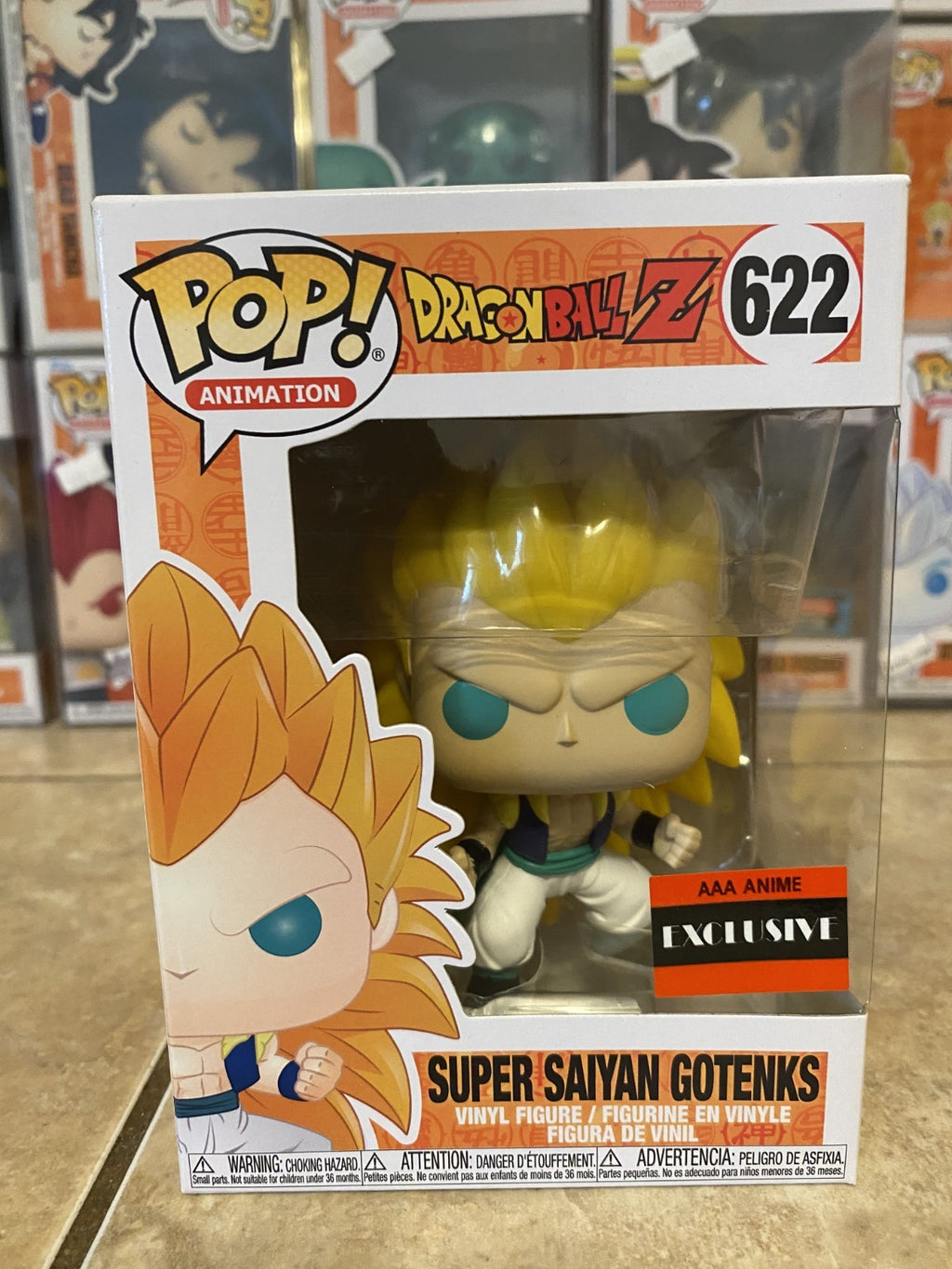 Funko Pop! Dragon Ball Z Super Saiyan Gotenks #622 Anime Exclusive w Protector