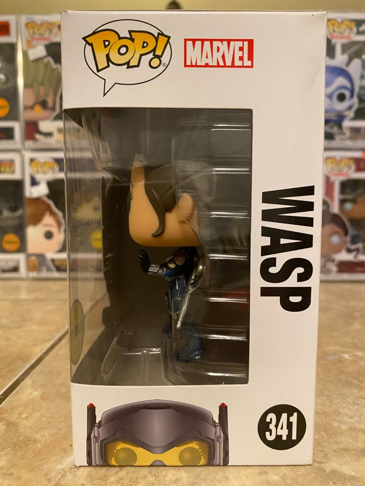 Marvel Ant-Man & The Wasp: Wasp Unmasked #341 Chase Funko Pop! Vinyl w Protector