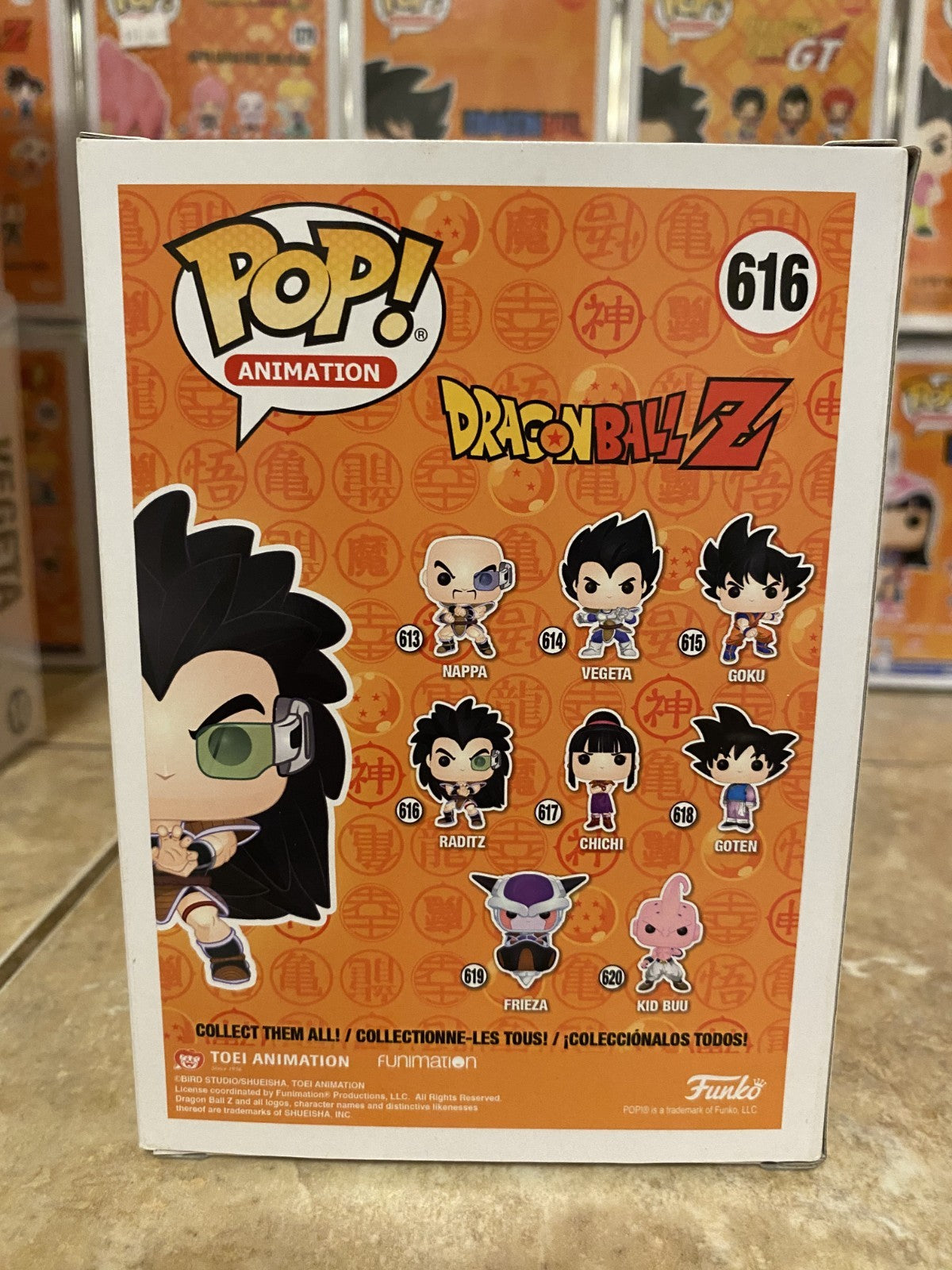 Funko Pop! Animation: Dragon Ball Z #616 Raditz w Protector