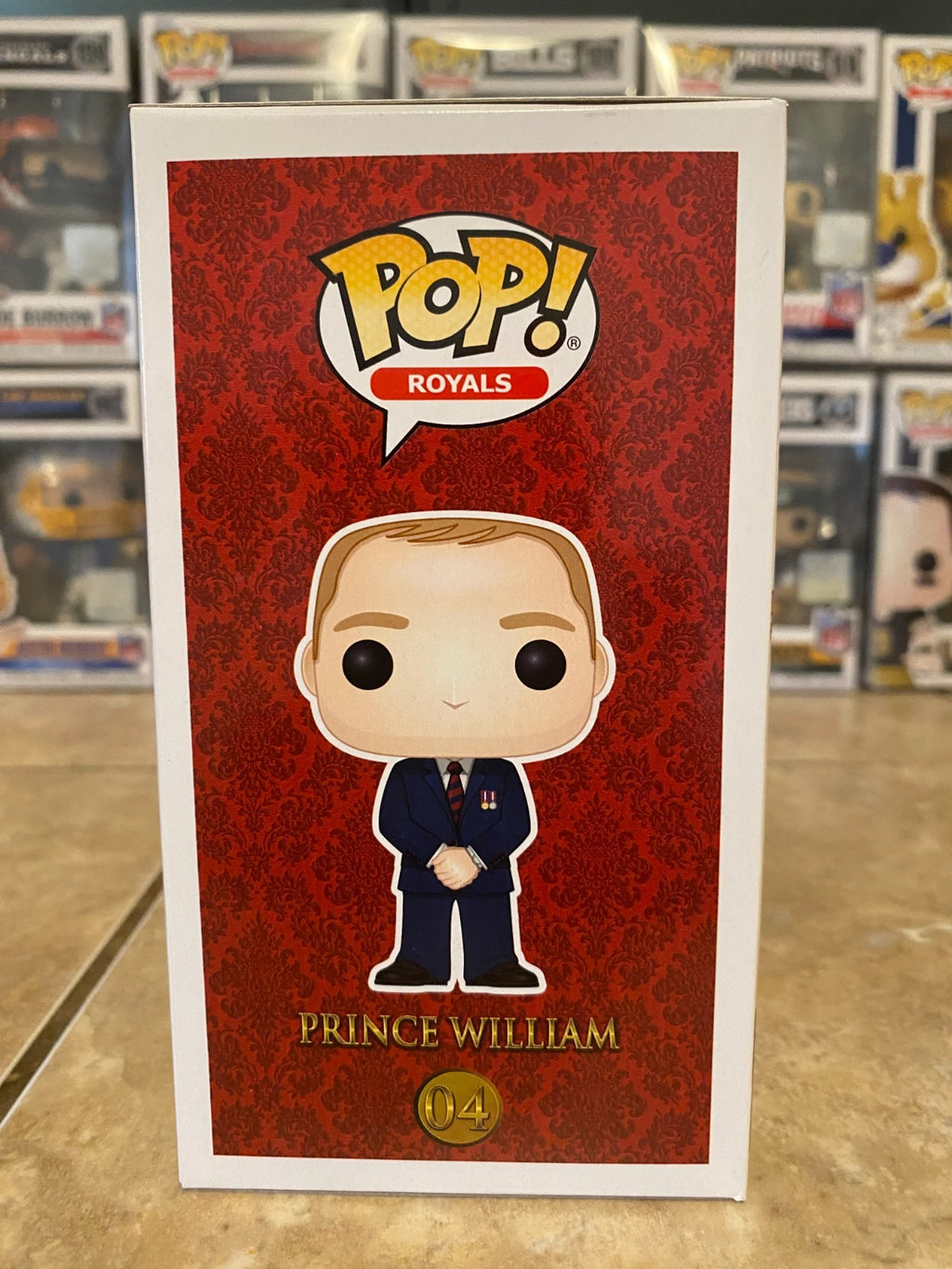 Funko Pop! Vinyl: Prince William, Duke of Cambridge #04 w Protector
