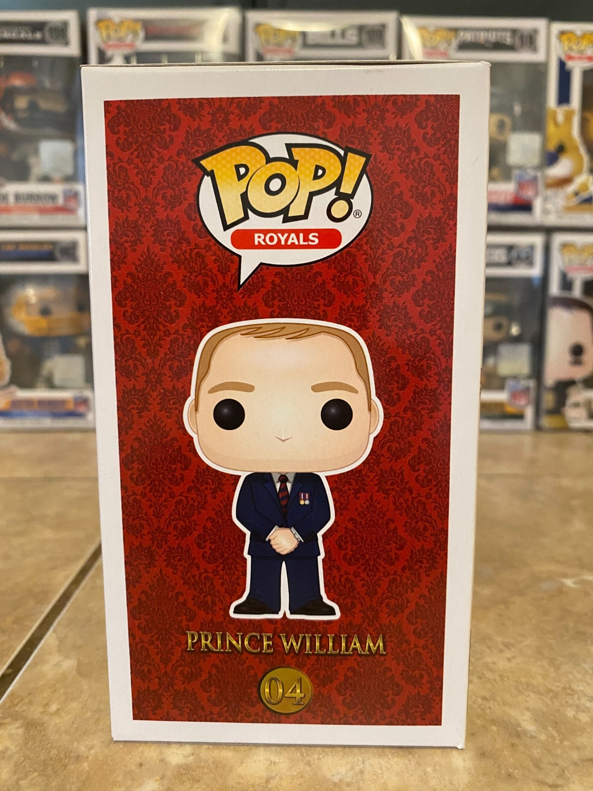 Funko Pop! Vinyl: Prince William, Duke of Cambridge #04 w Protector