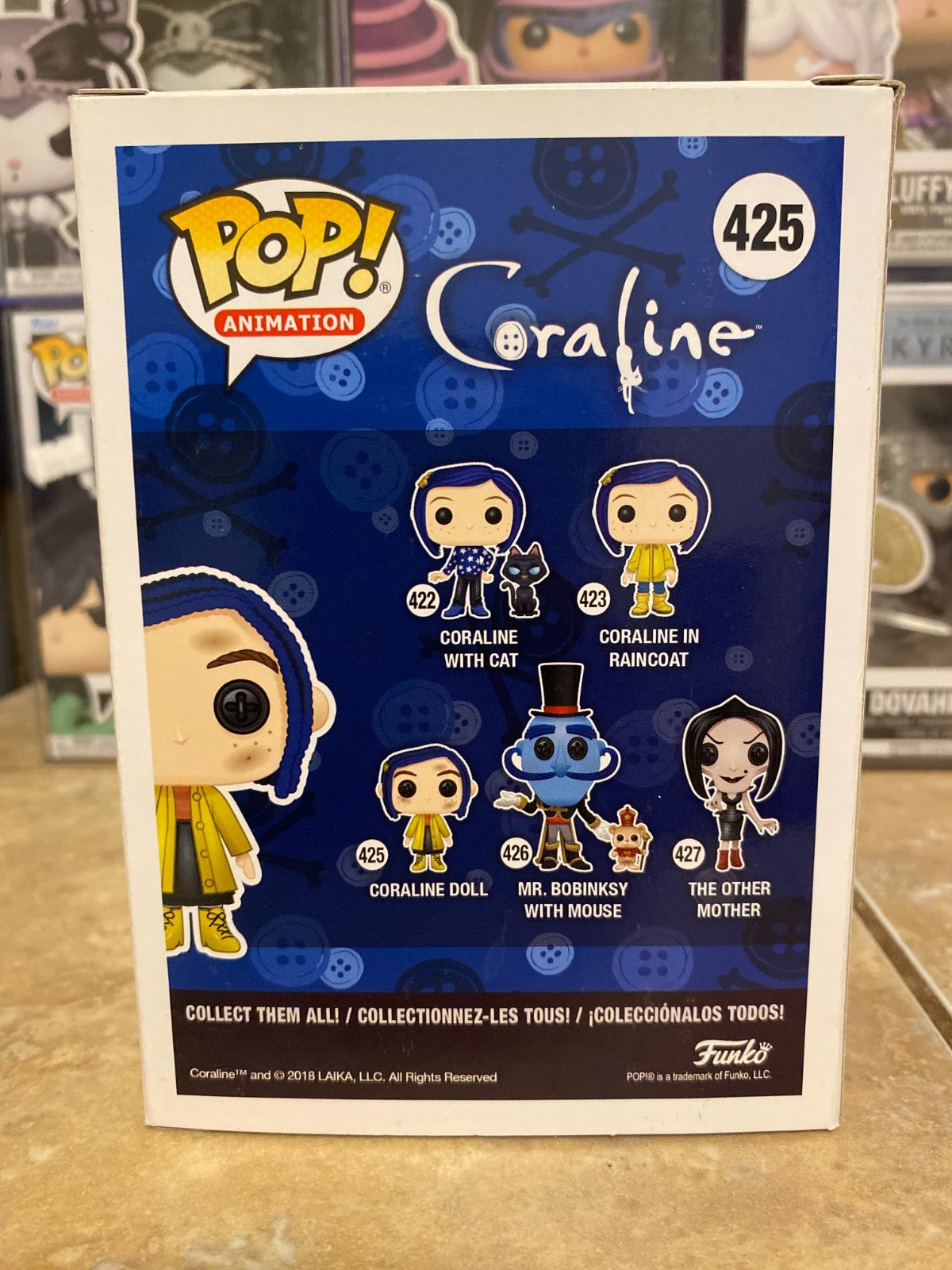 Funko Pop! Coraline - Coraline Doll #425 - With Protector