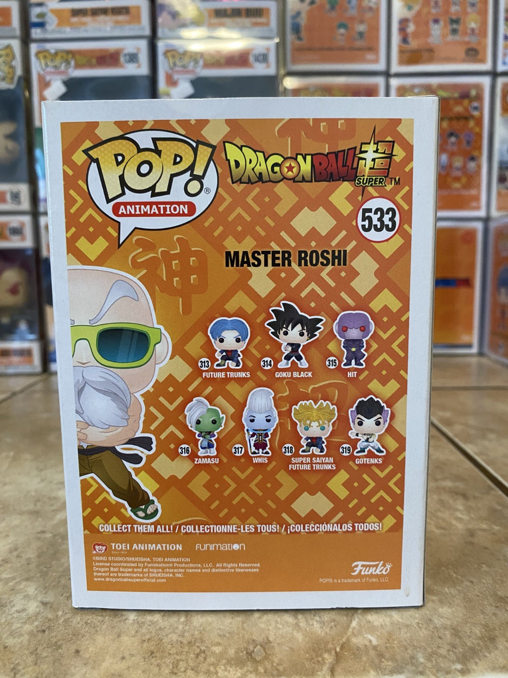 Funko Pop! Dragon Ball Super #533 Master Roshi Funko Exclusive w Protector