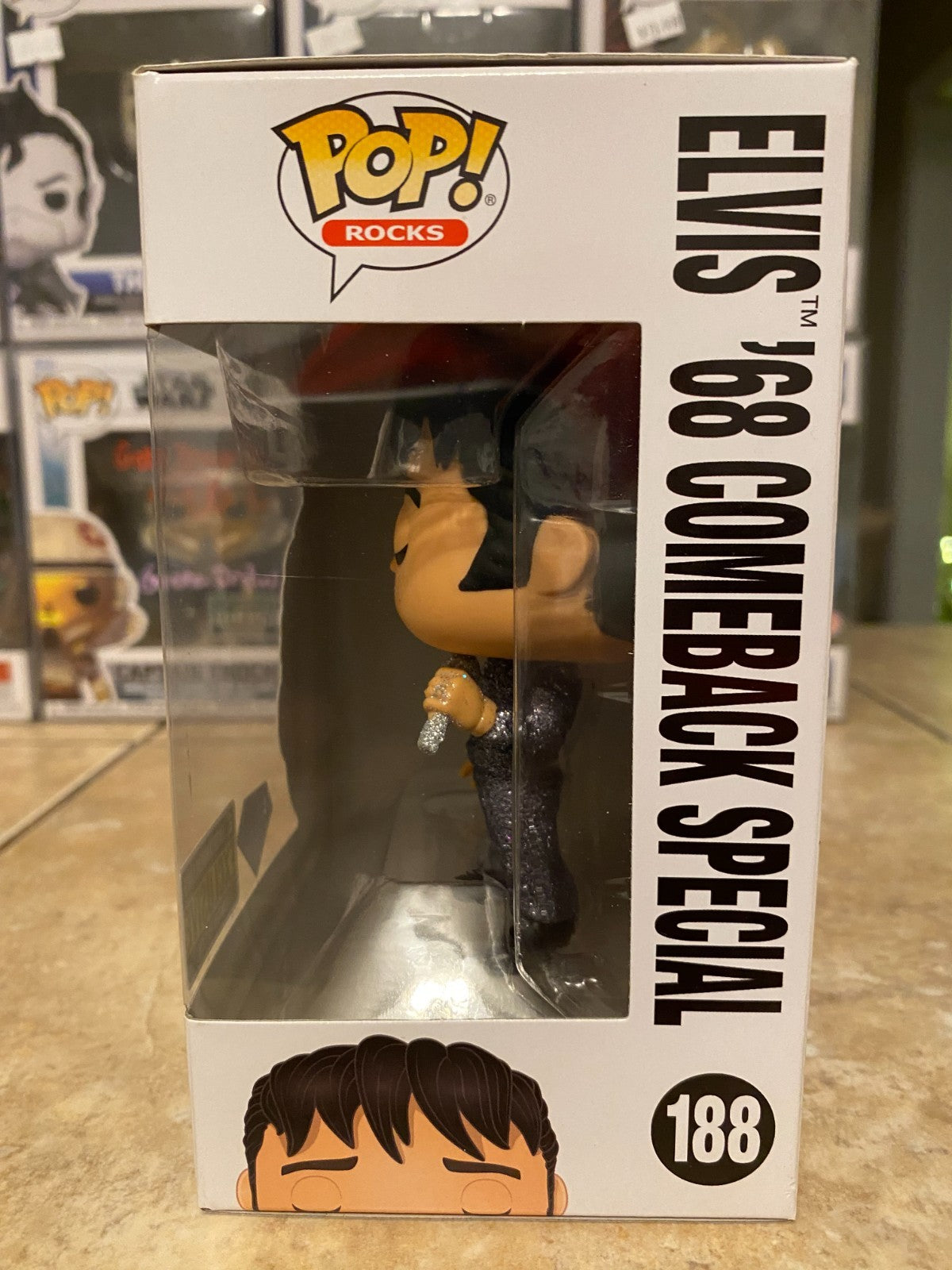 Funko Pop! Rocks: Elvis Presley - Elvis '68 Comeback Special (Diamond Glitter)