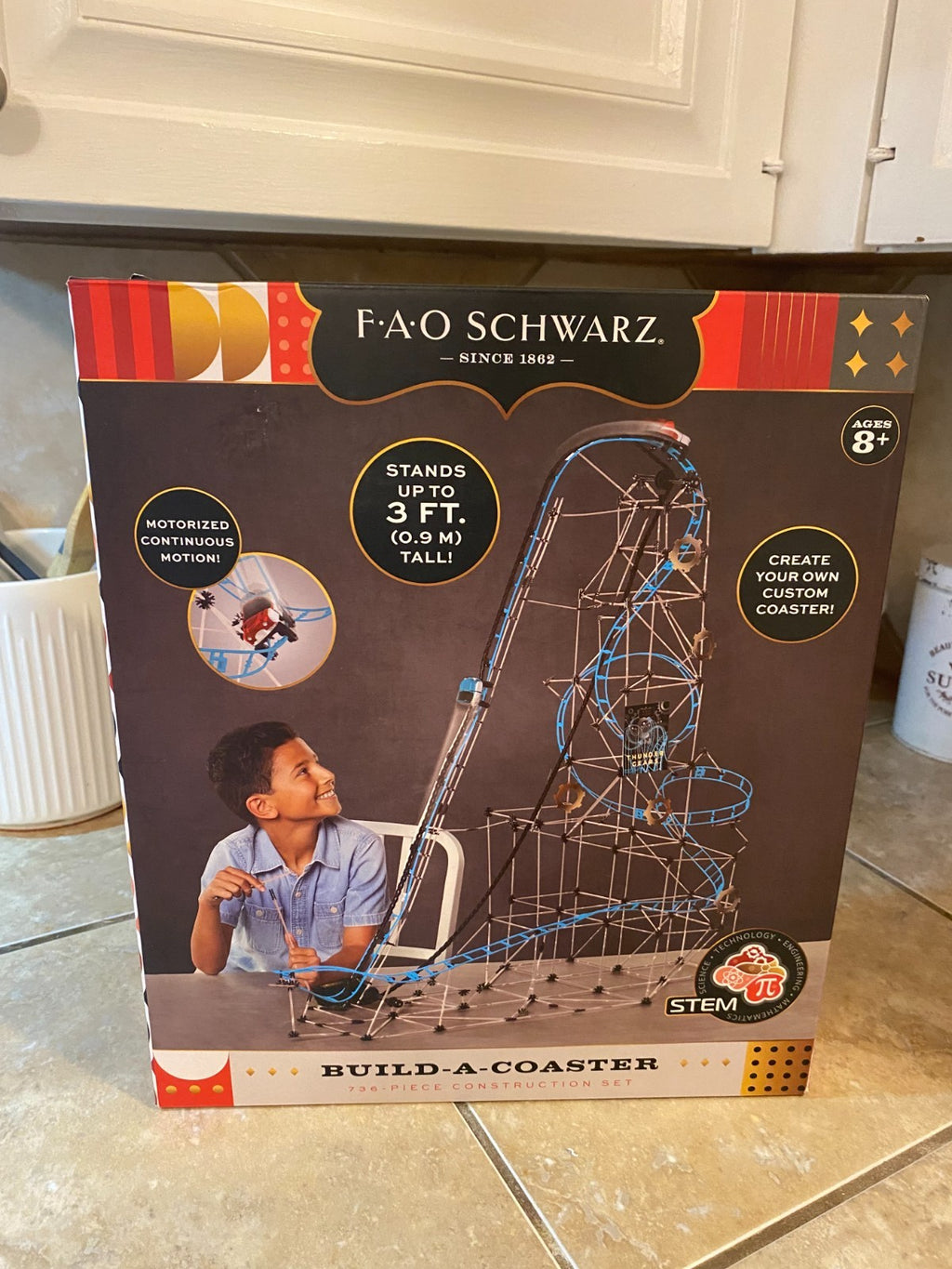 FAO Schwarz Build-A-Coaster Construction Set - 736 Piece