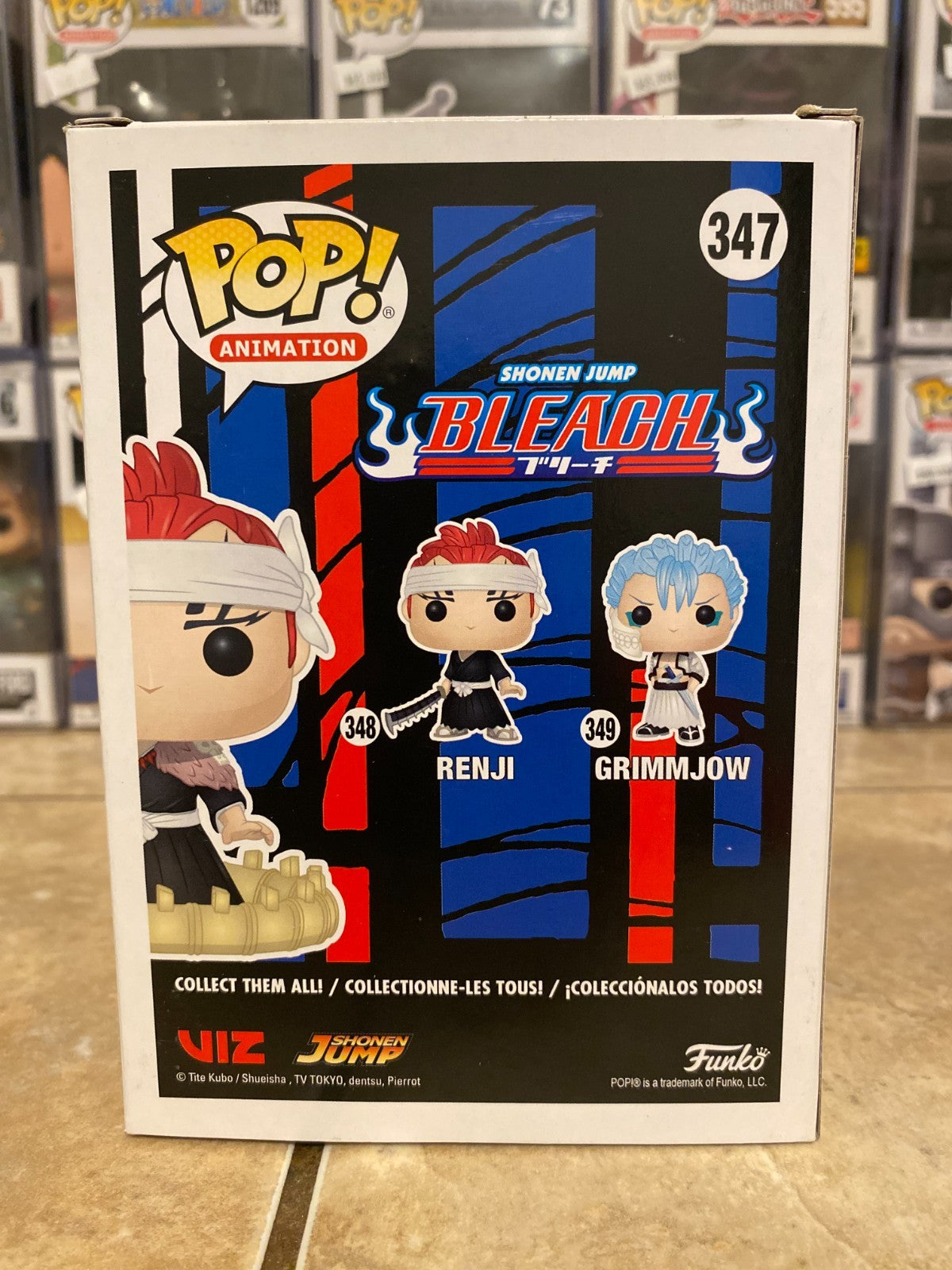 Wally Wingert Autographed Signed Funko Pop! #348 Bleach Renji JSA COA