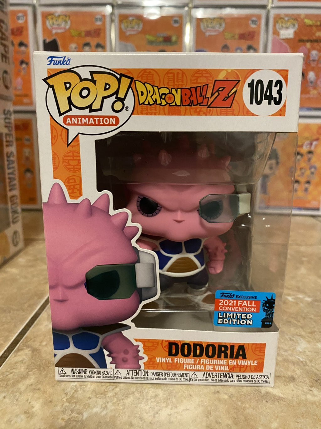 Funko Pop! Dragon Ball Z #1043 Dodoria NYC Fall Convention Exclusive w Protector