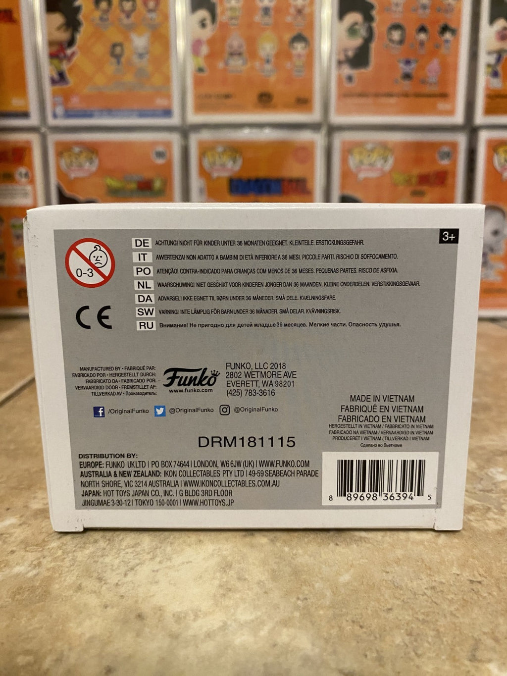 Funko Pop! Animation: Dragon Ball Z #527 Goku w Protector