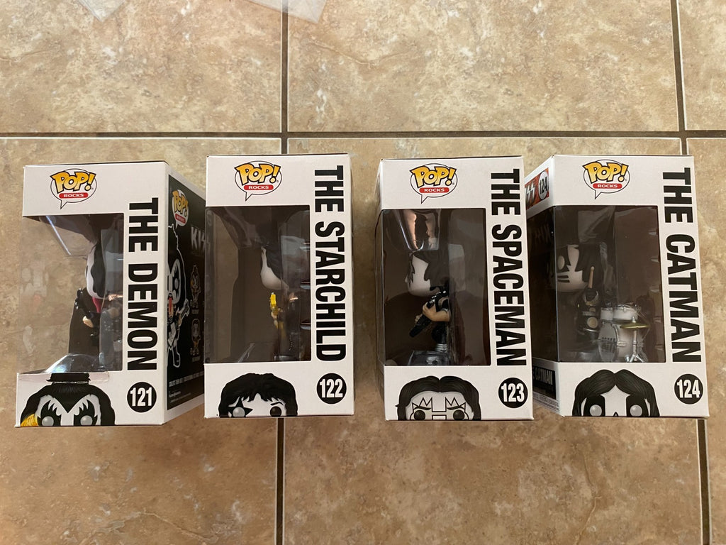 Funko Pop! Vinyl: Spaceman / Demon / Starchild / Catman 4 Piece Set