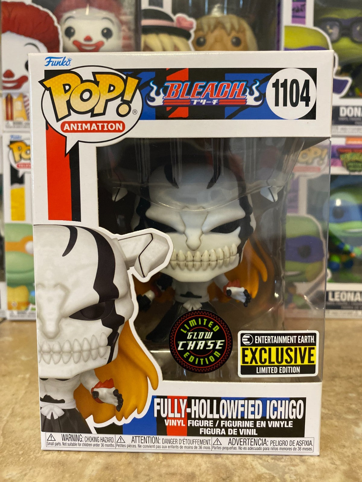 Funko Pop! Vinyl: Bleach - Fully-Hollowfied Ichigo (Chase) (GITD) w Protector