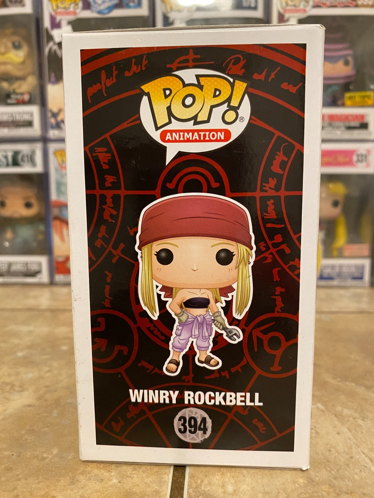 Funko Pop! Vinyl: Fullmetal Alchemist - Winry Rockbell #394 w Soft Protector