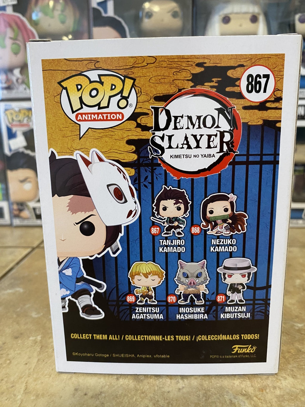 Funko Pop! Demon Slayer Tanjiro Kamado #867 Hot Topic Exclusive w/Box Protector