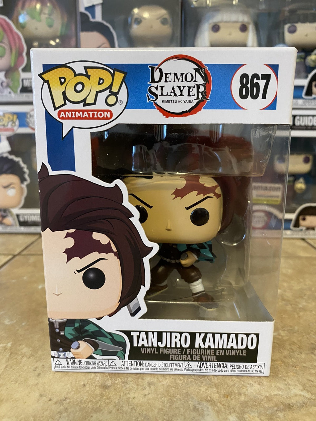 Funko Pop! Demon Slayer Tanjiro Kamado #867 w/Box Protector