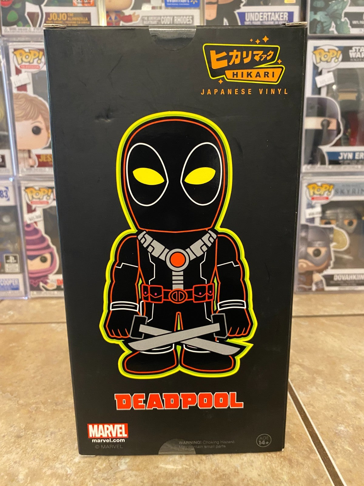 Funko Pop! Deadpool Hikari Figure - Yellow NYCC LE Exclusive 1,000 Pieces
