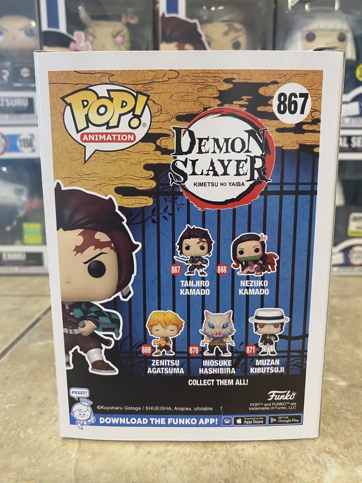 Funko Pop! Demon Slayer #867 Tanjiro Kamado Target Exclusive w/Box Protector