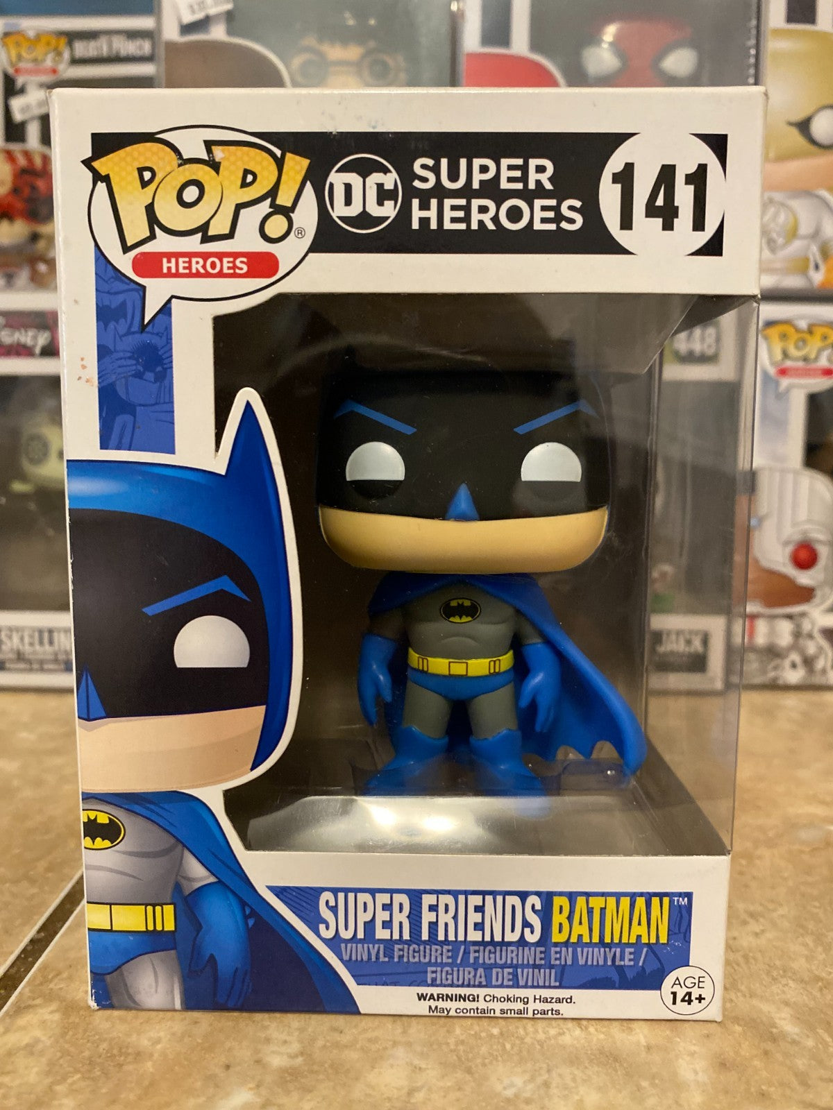 Funko Pop! Vinyl: DC Universe - Super Friends Batman #141 with Protector