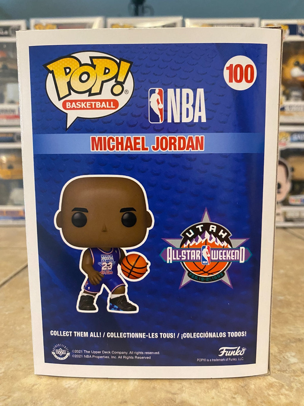 Funko Pop! Vinyl: Michael Jordan - Funko (Exclusive) #100 w Protector