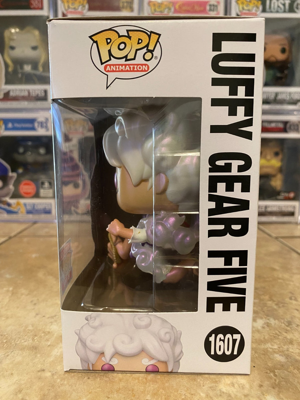 Funko Pop! Luffy Gear Five (Violet Eyes) (Pearlescent) Rare Pop w Protector