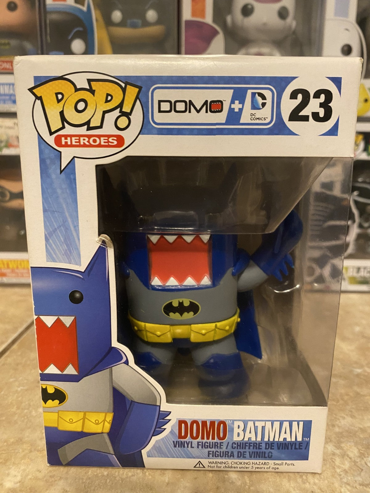 Funko Pop! Vinyl: Domo (as Batman) #23 w/Box Protector