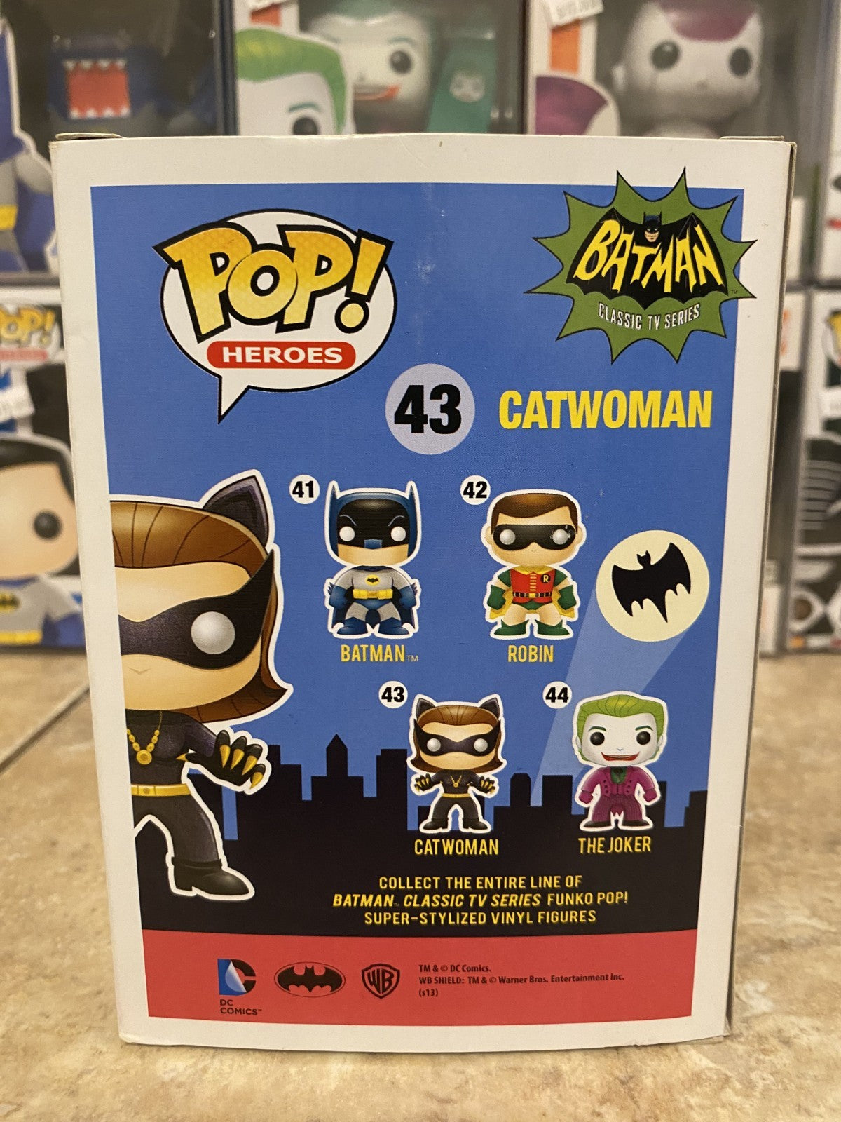 Funko Pop! Heroes - Batman Classic TV Series #43 Catwoman w/Box Protector