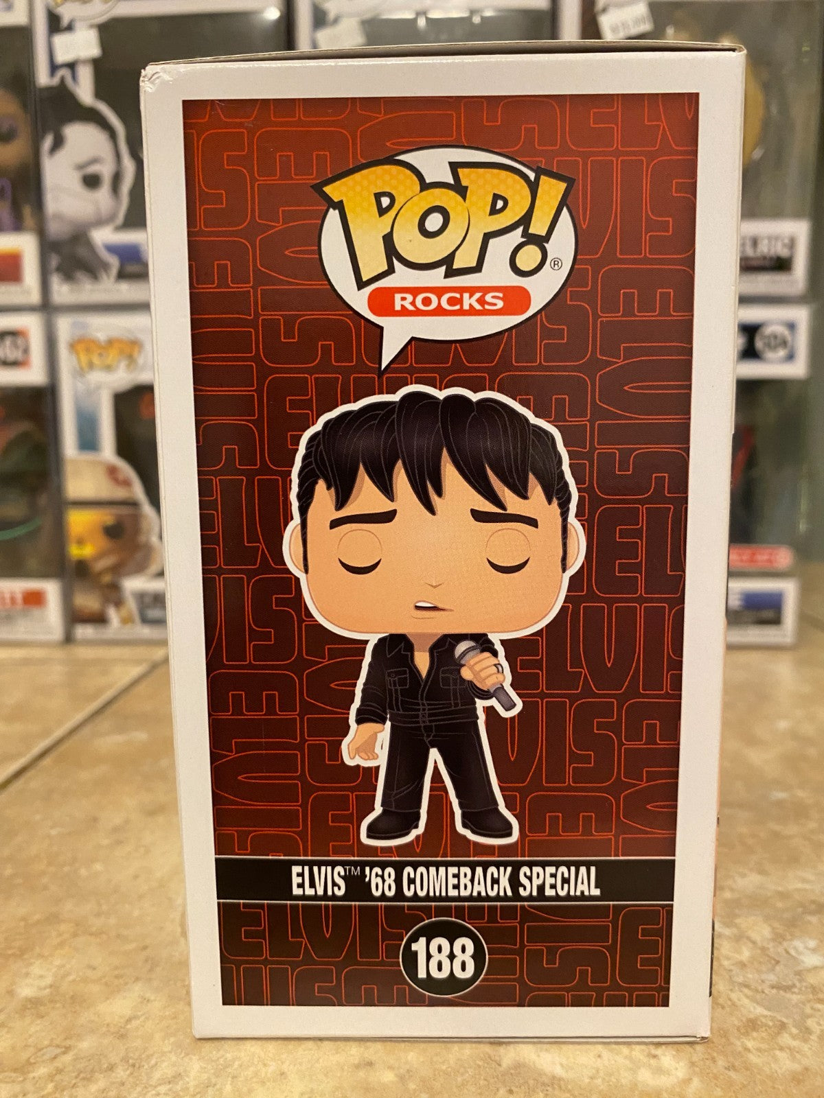 Funko Pop! Rocks: Elvis Presley - Elvis '68 Comeback Special (Diamond Glitter)