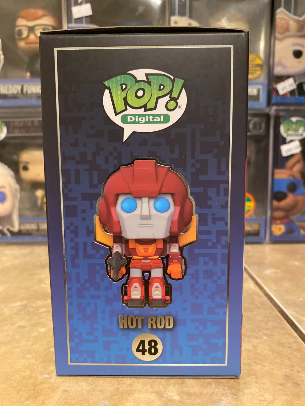 Funko Pop! Vinyl: Transformers - Hot Rod #48 (Digital Pop! Release) w Protector