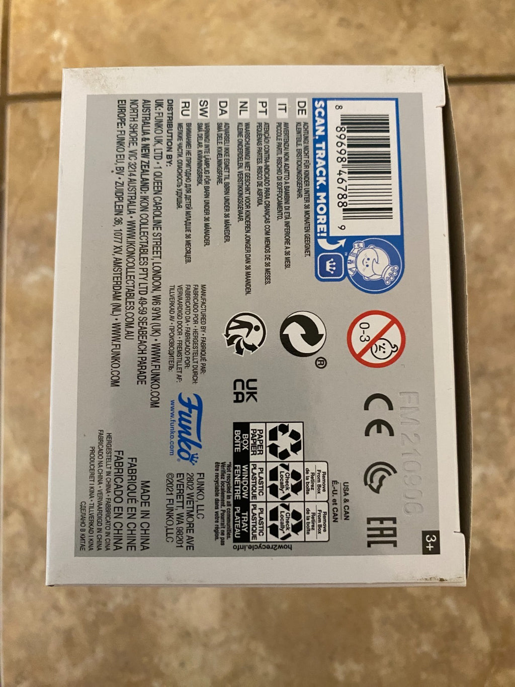 Funko Pop! Vinyl: Michael Jordan #74 North Carolina Exclusive w Protector