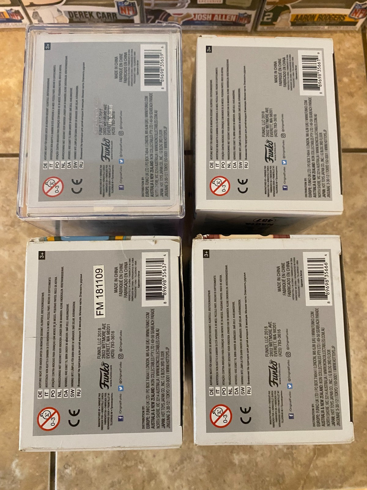 Full Funko FLCL Set of 4 With Signed Haruko by Kari Walhgreen NO COA