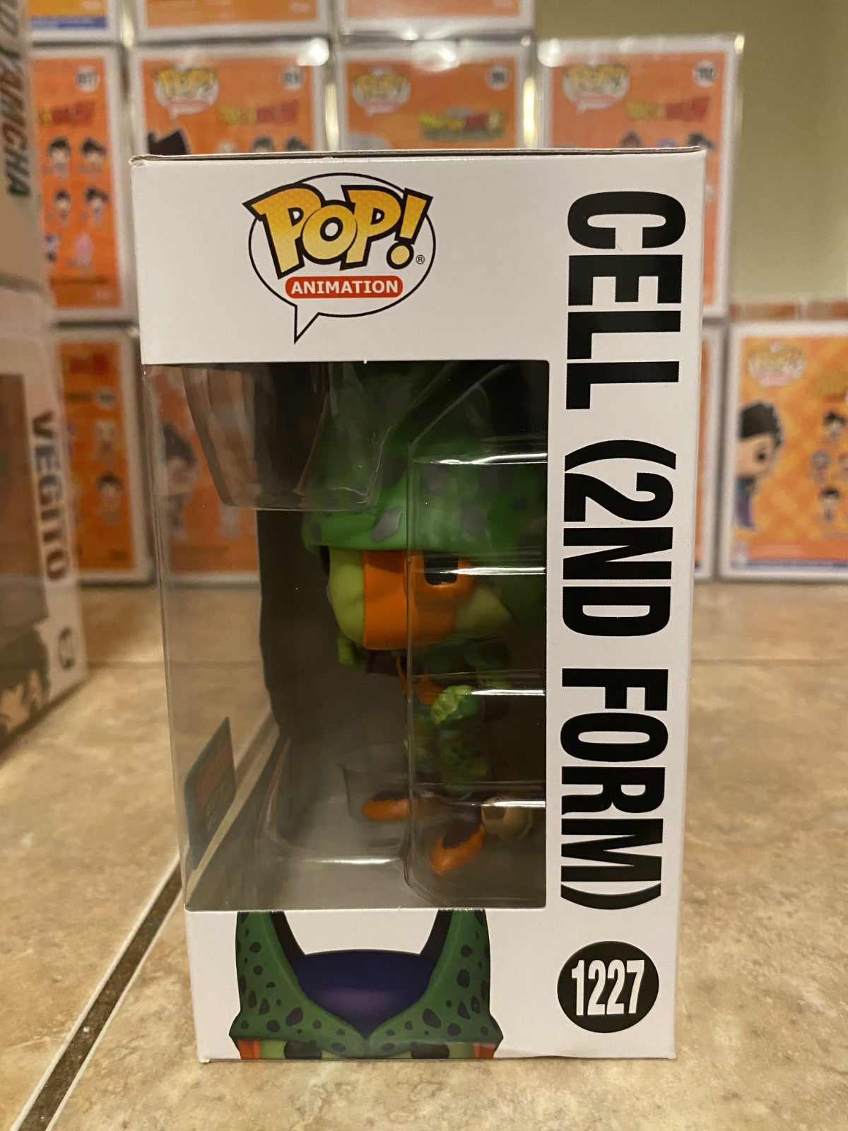 Funko Pop! Animation: Dragon Ball Z #1227 Cell (2nd Form) w Protector