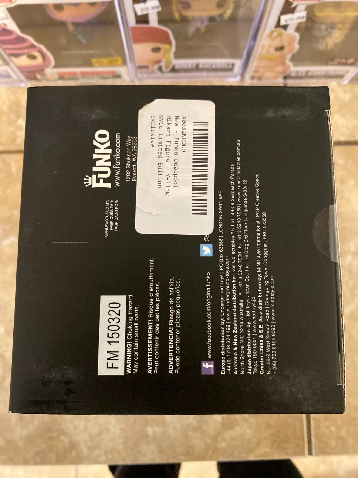 Funko Pop! Deadpool Hikari Figure - Yellow NYCC LE Exclusive 1,000 Pieces