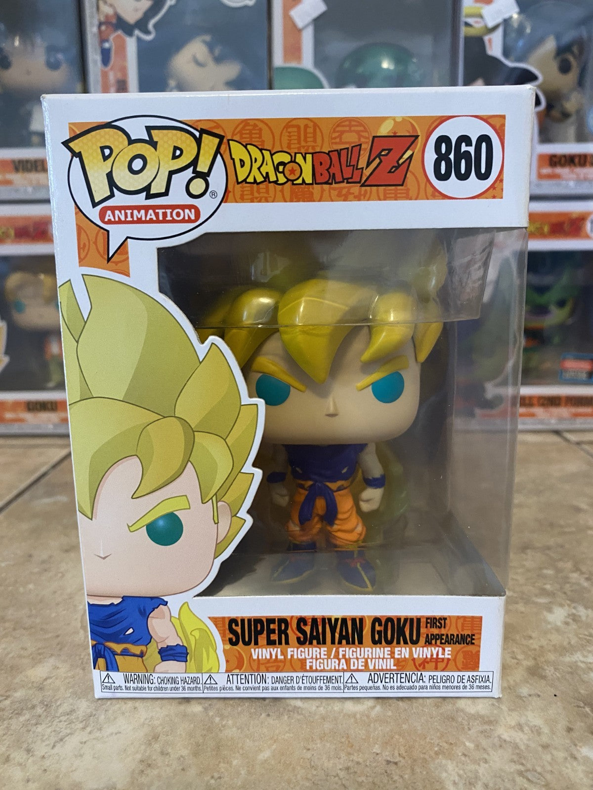 Funko Pop! Dragon Ball Super #860 Super Saiyan Goku w Protector