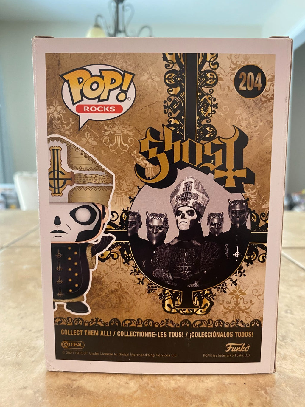 Funko Pop Vinyl - Papa Emeritus III #204: Ghost (Rocks) Hot Topic Exclusive