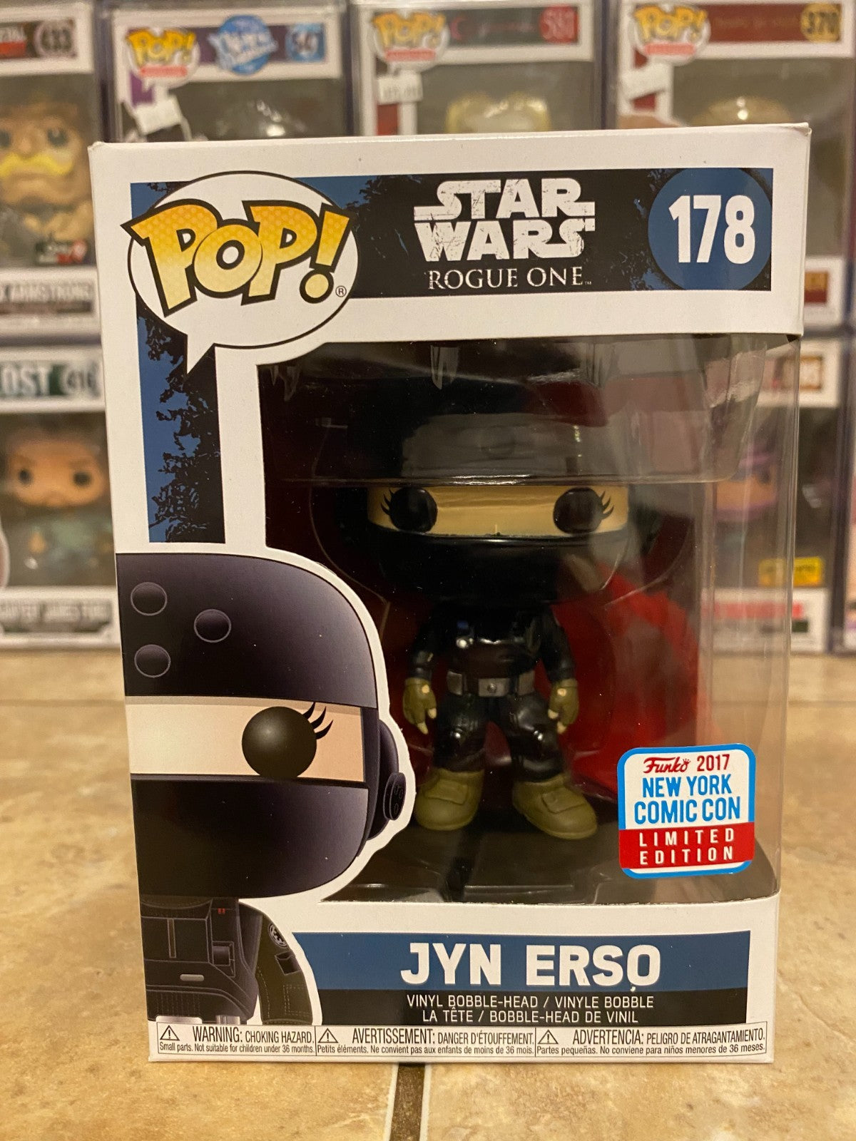 Funko Pop! Star Wars - Jyn Erso - New York Comic Con Exclusive w Protector