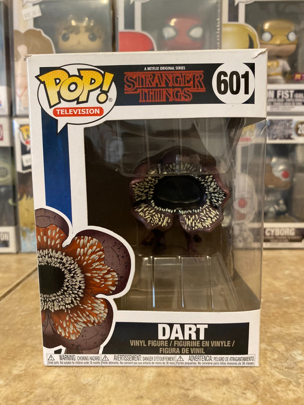 Funko Pop! Vinyl: Stranger Things - Demogorgon (Dart) #601 w Protector