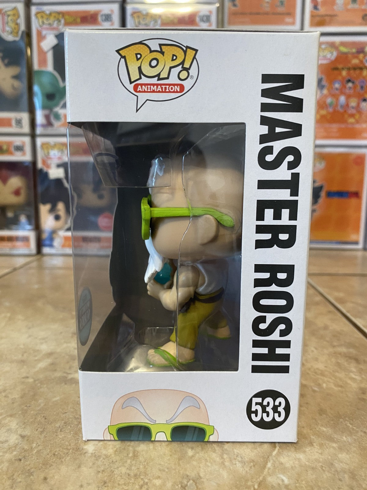 Funko Pop! Dragon Ball Super #533 Master Roshi Funko Exclusive w Protector