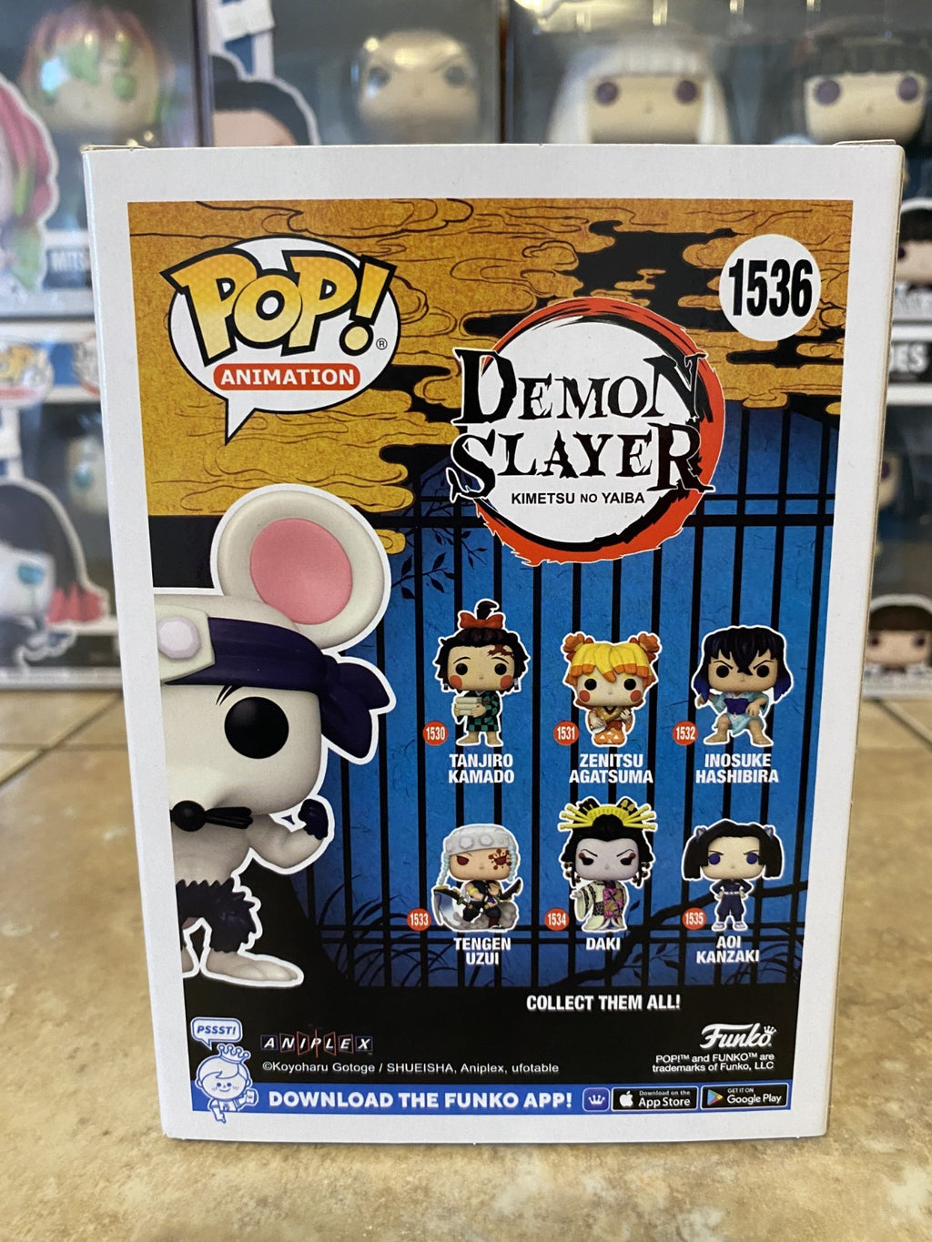 Funko Pop! Demon Slayer #1536 Muscle Mouse Exculsive w/Box Protector