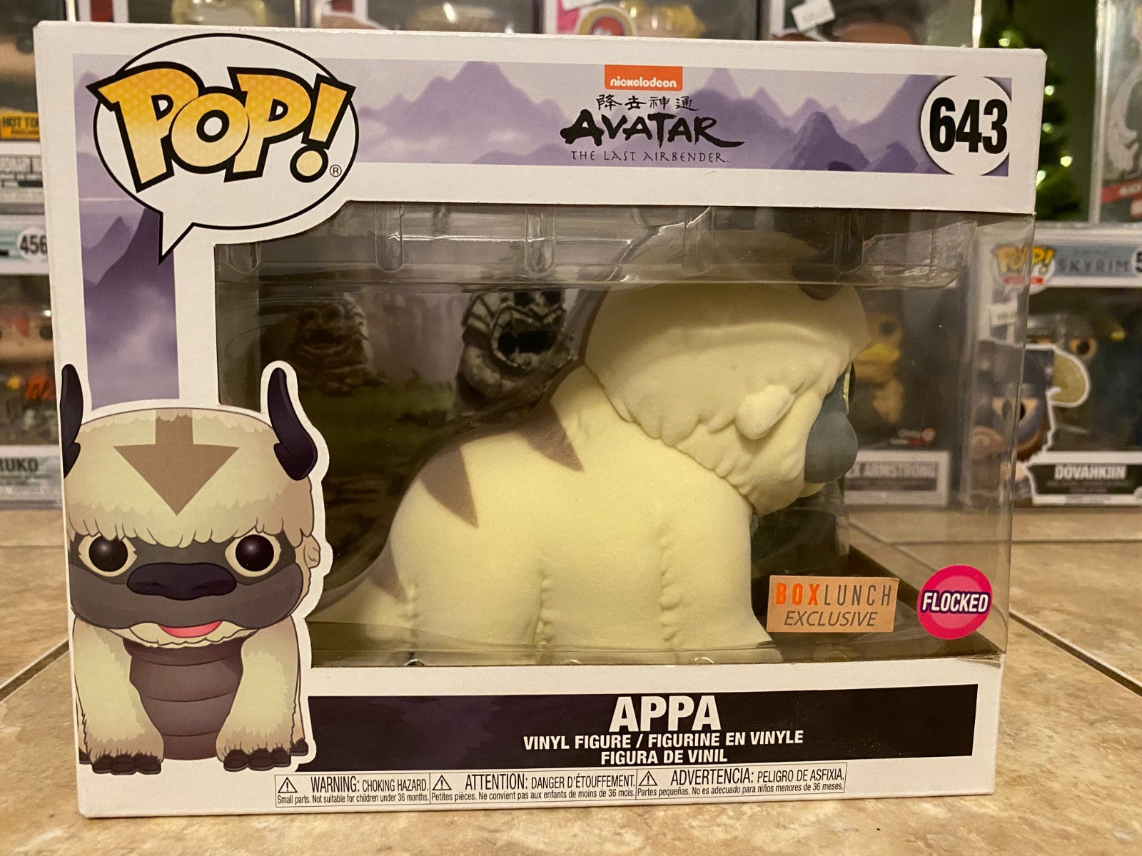 Funko Pop! Vinyl Super 6 in: Nickelodeon - Appa (6 inch) (Flocked) - Boxlunch Ex