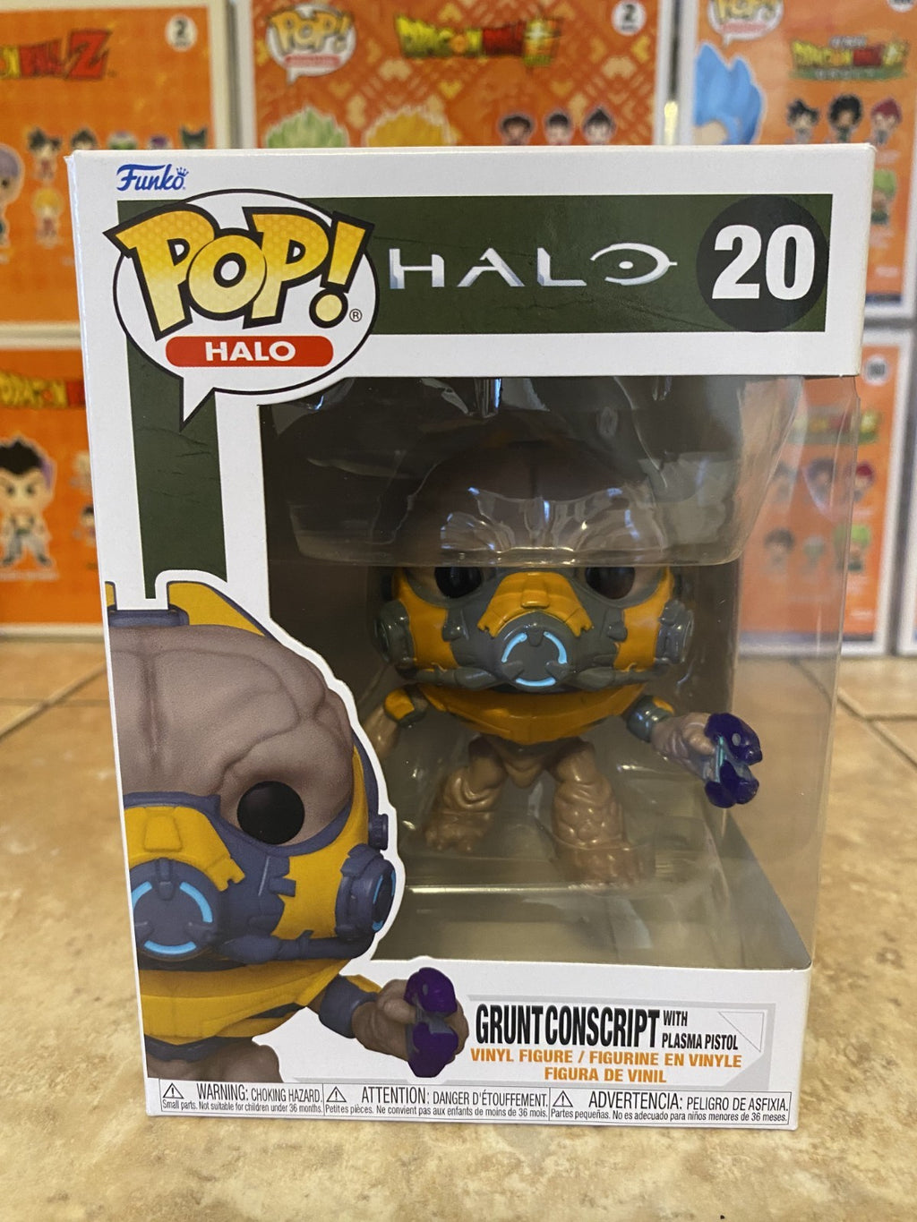 Funko Pop! Vinyl: Halo - #20 Grunt Conscript with Plasma Pistol w Protector