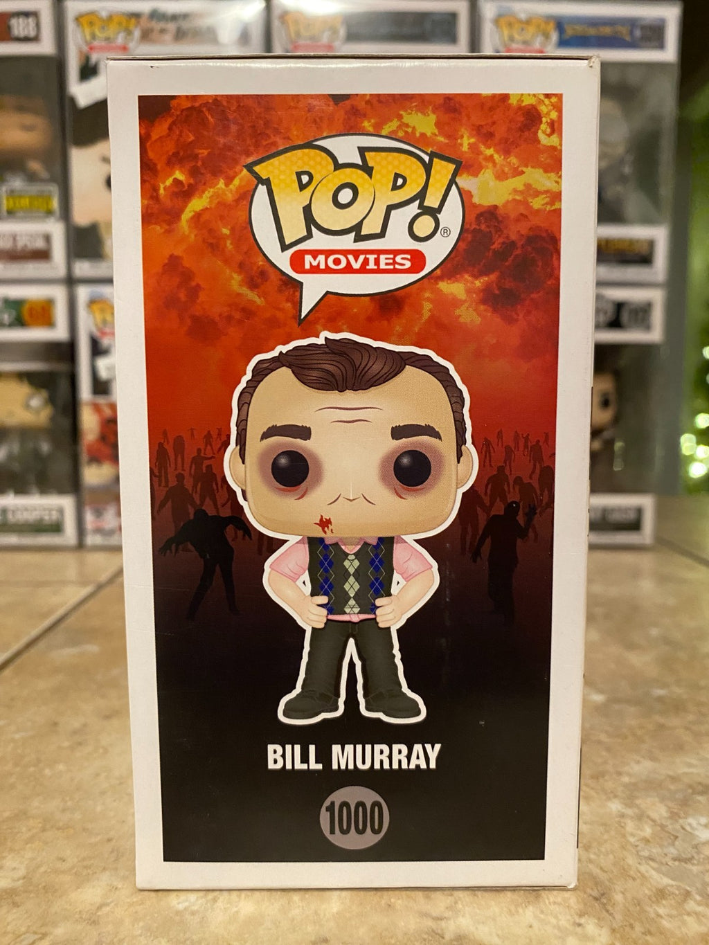 Funko Pop! Zombieland Bill Murray #1000 Limited Chase W/Protector