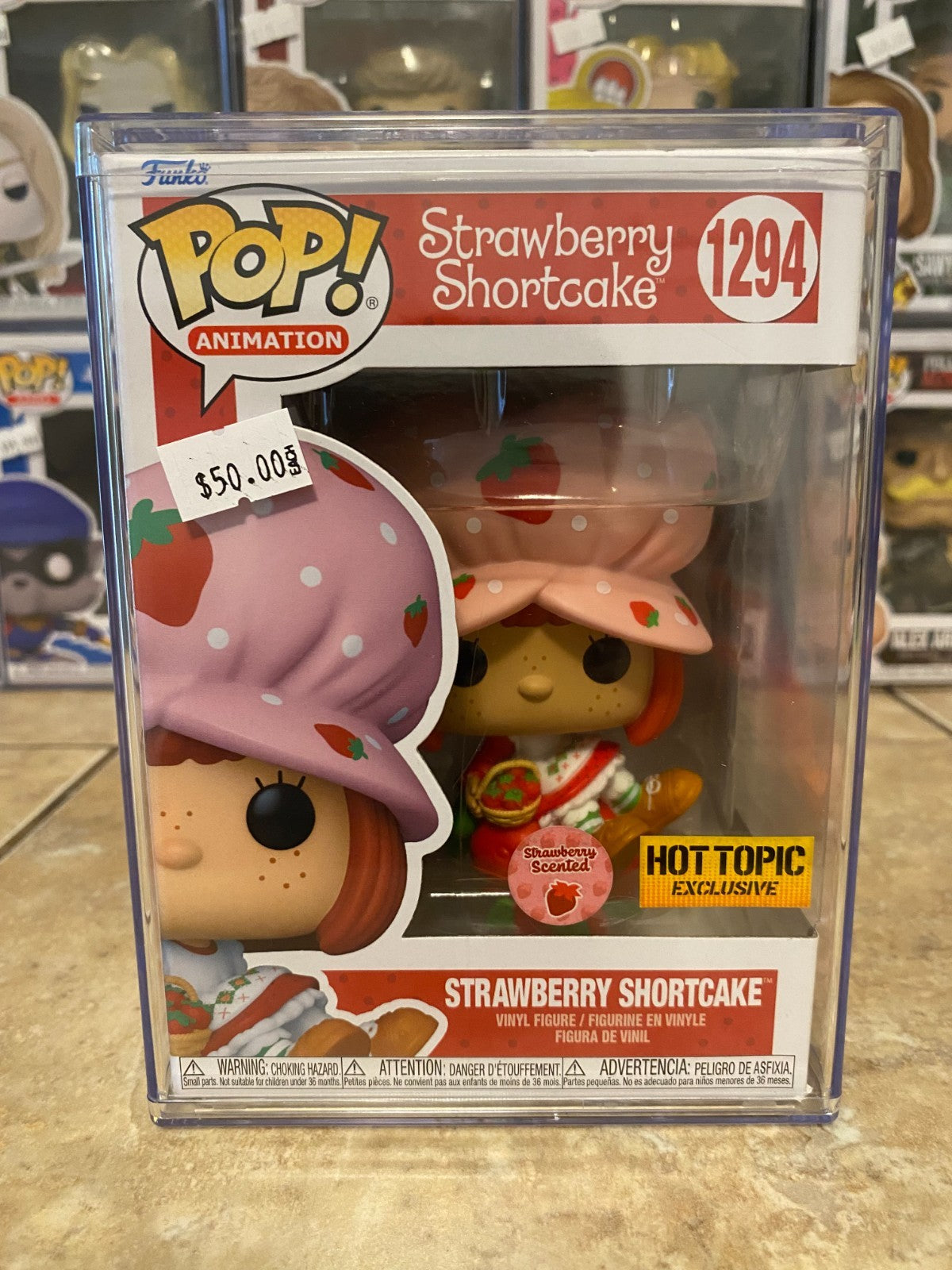 Funko Pop! Strawberry Shortcake #1294 Strawberry Scented Hot Topic Exclusive