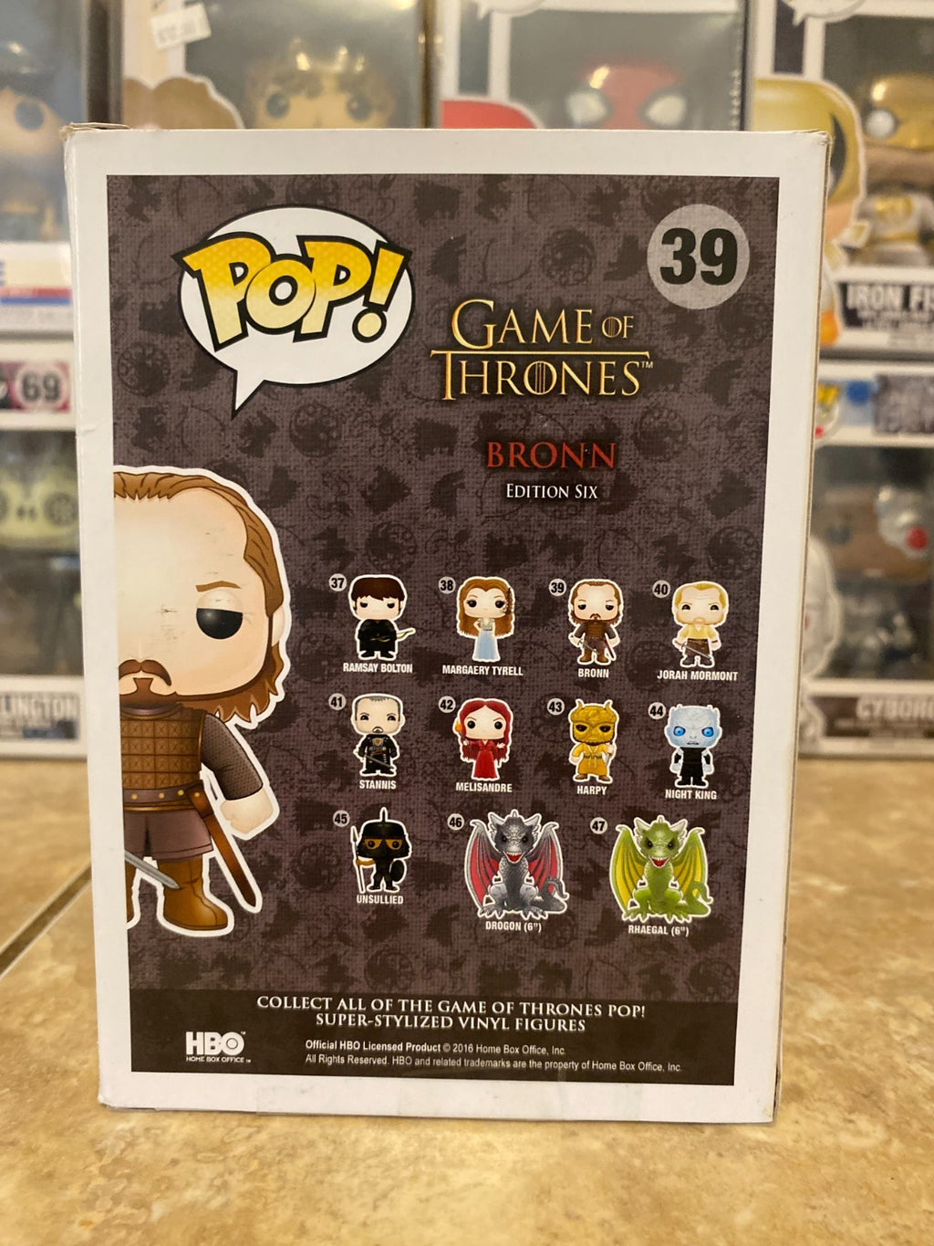 Funko POP! Television Game of Thrones Bronn #39 Vinyl Figure w Protector