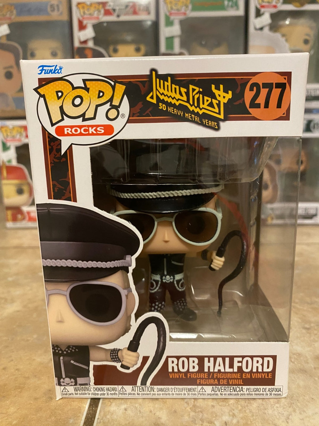 Funko POP! Rocks Judas Priest 50 Heavy Metal Years Rob Halford #277 Vinyl Figure