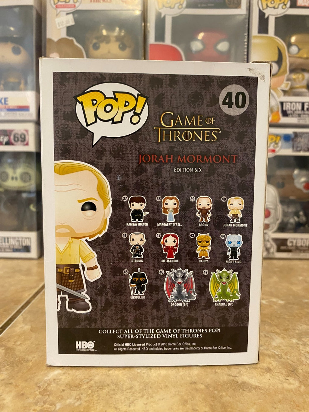 Funko Pop! Vinyl: Game of Thrones - Jorah Mormont #40 w Protector
