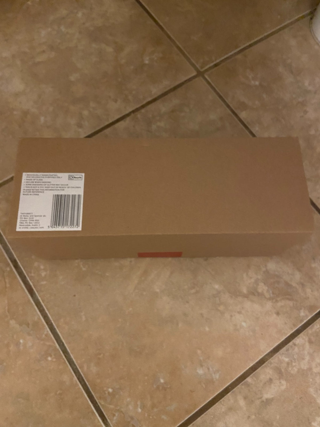 NEW CHRISTMAS TREE NOVELTY LARGE GLASS ORNAMENTS SET OF THREE BY M&S HOME