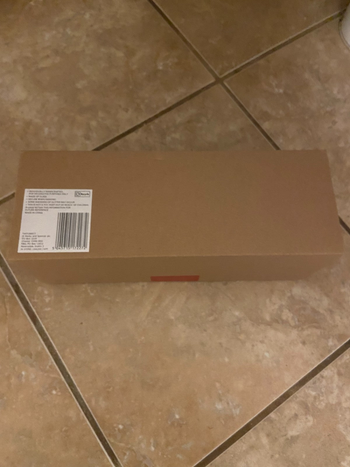 NEW CHRISTMAS TREE NOVELTY LARGE GLASS ORNAMENTS SET OF THREE BY M&S HOME