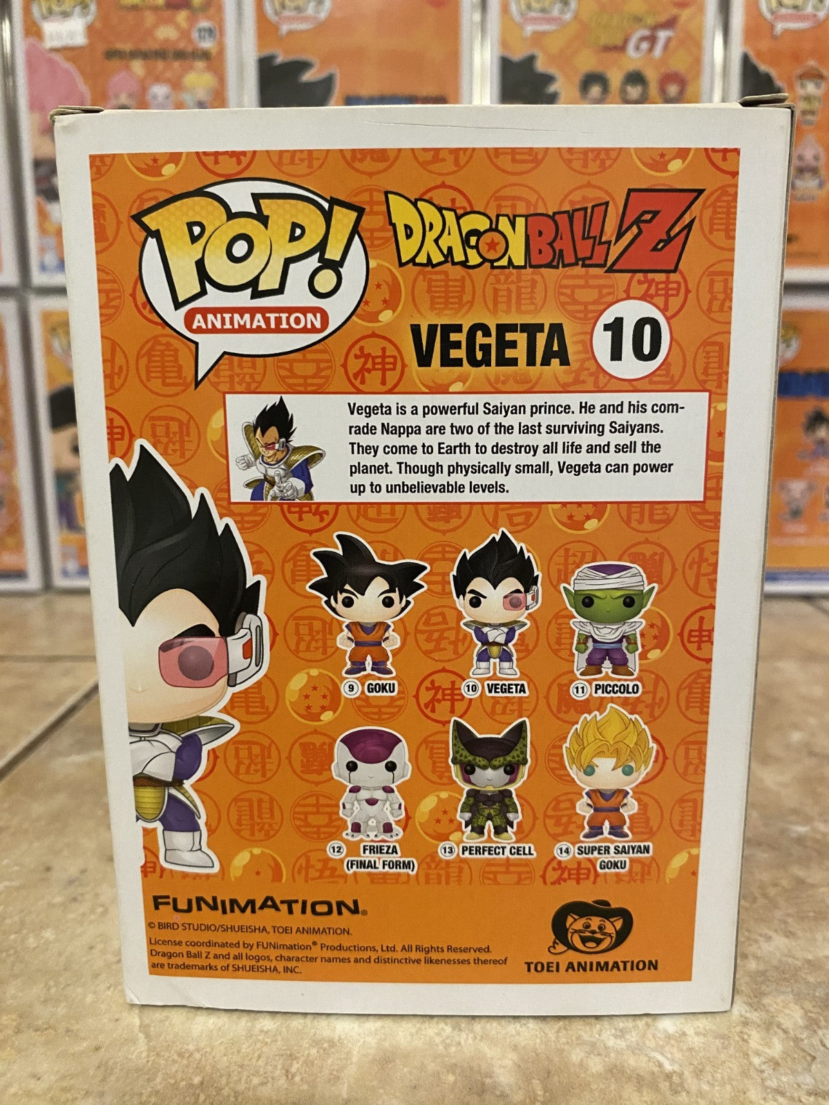 Funko Pop! Animation: Dragon Ball Z #10 Vegeta w Protector