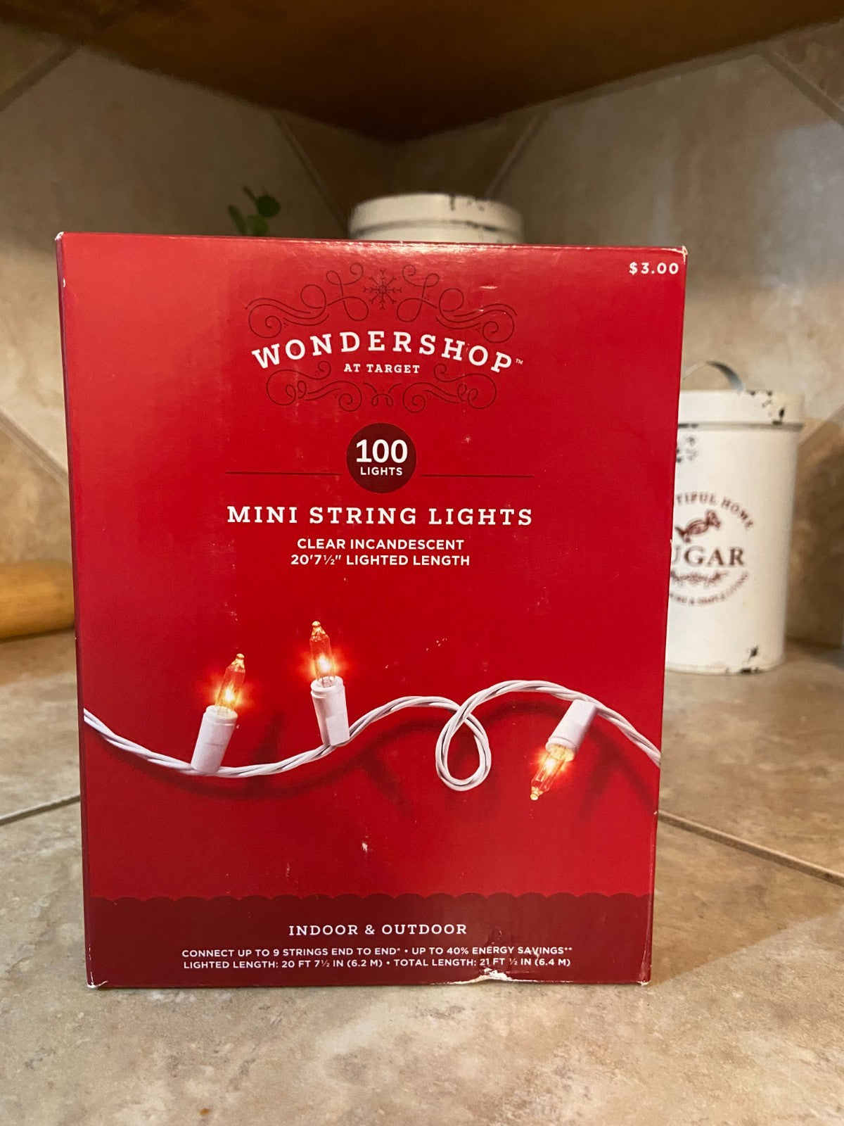 Wondershop Mini String Lights- Clear 20' 71/2"
